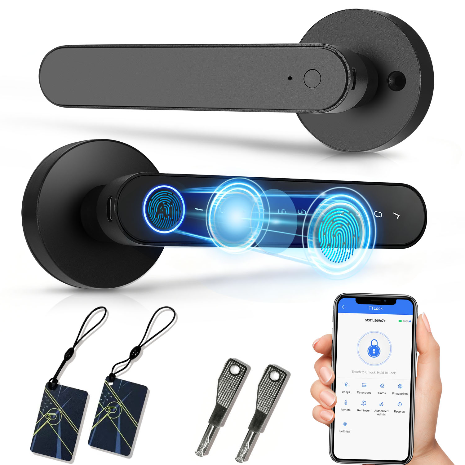 Smart Home Technology - Serrure intelligente à empreintes digitales TTlock,