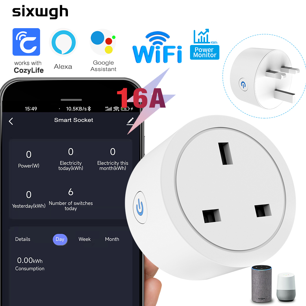 Smart Wall Socket - Prise intelligente WiFi 16A avec prise