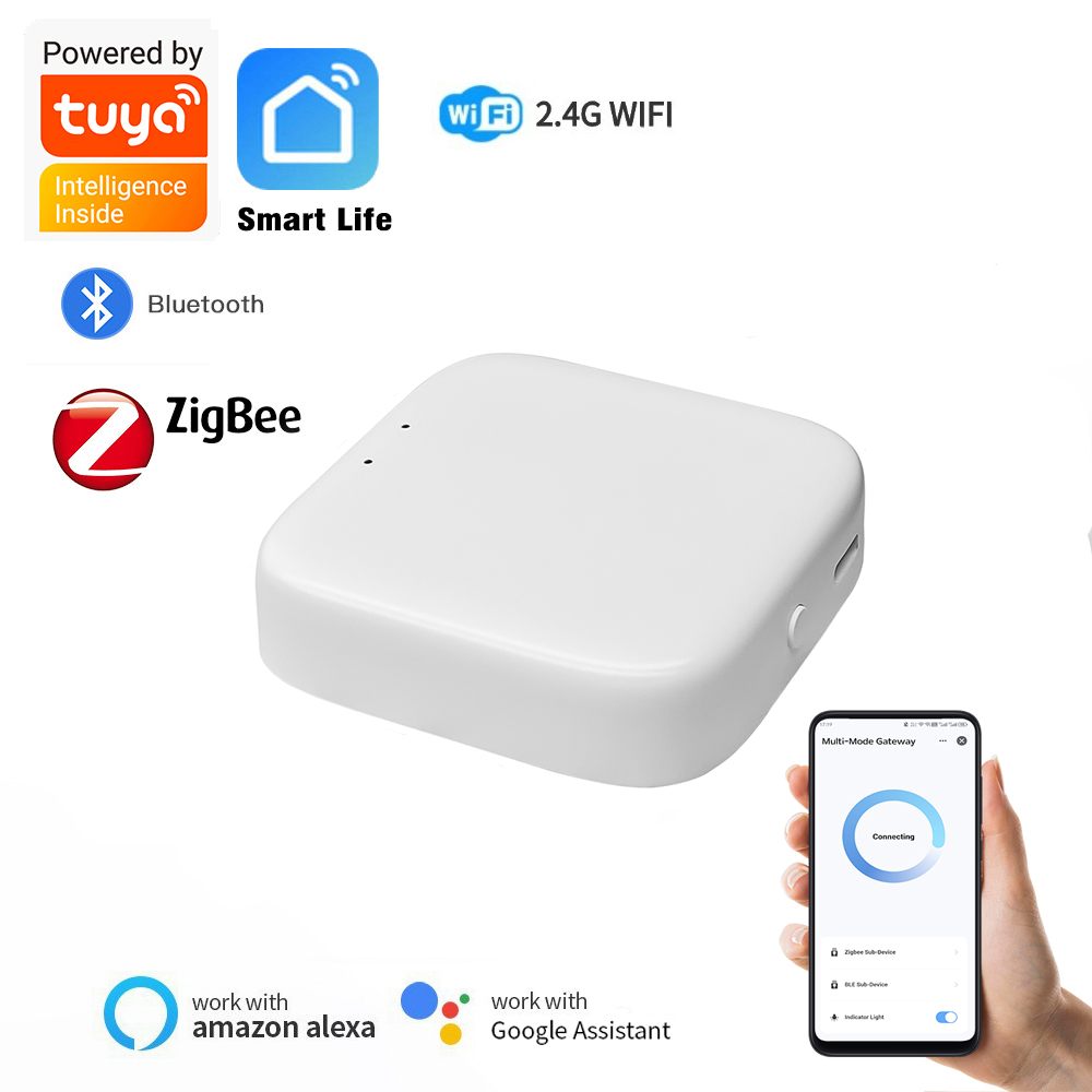 Smart Home Hub Matter - Passerelle Zigbee pour appareils Tuya, Hub