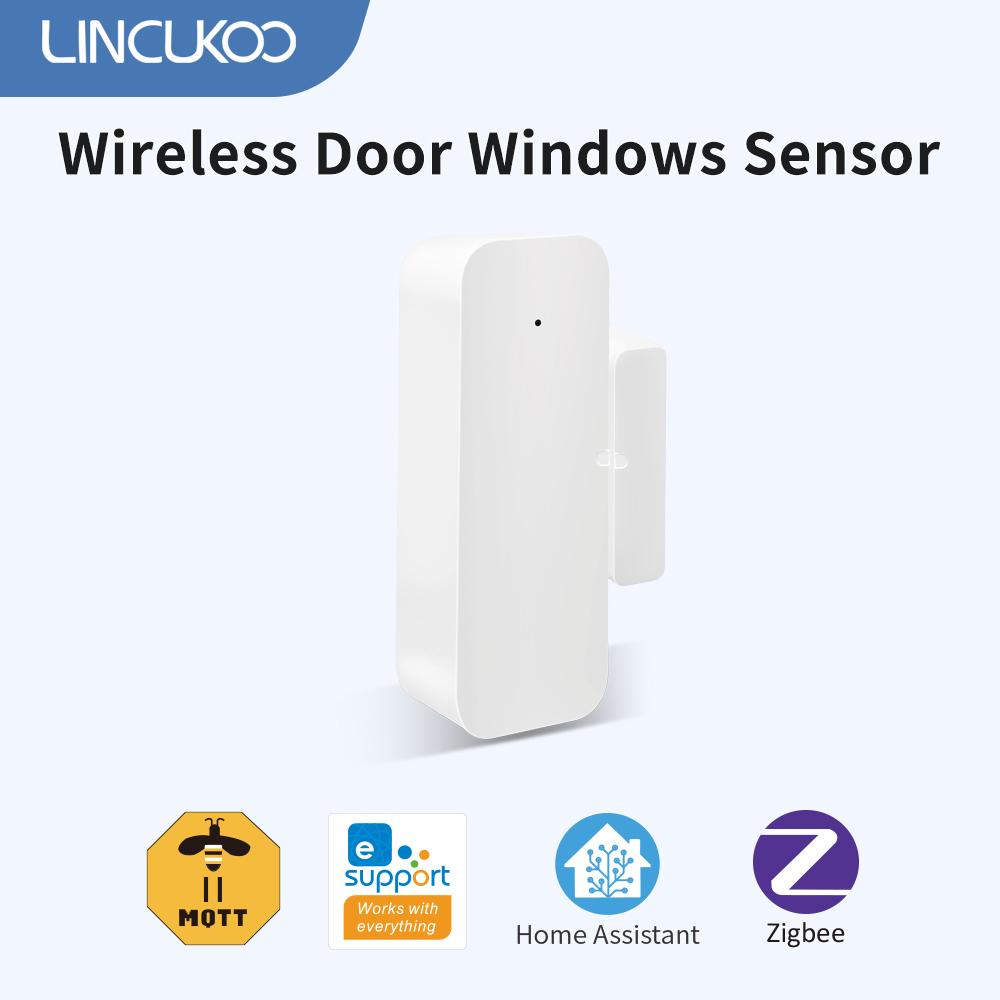 Smart Home Mqtt - Lincukoo Zigbee3.0 capteur de portes et