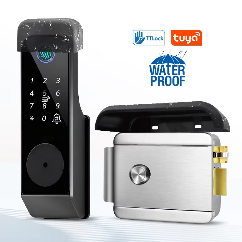 Smart Home Technology - Serrure de porte intelligente électronique mécanique,