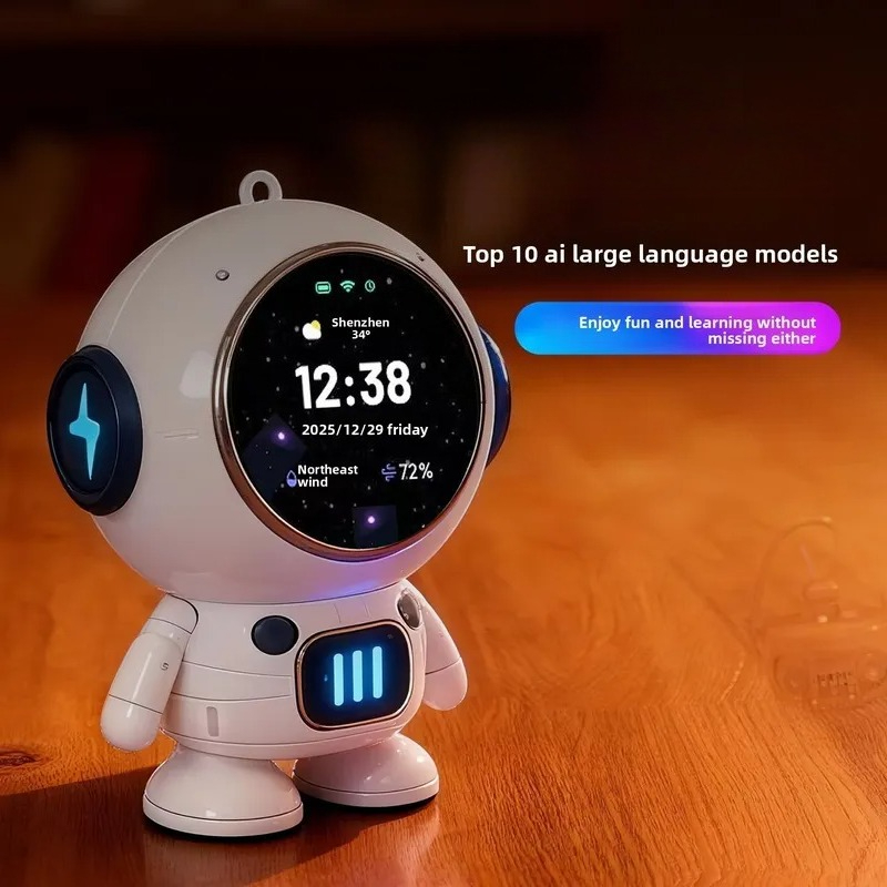 Smart Home Speaker - Mini Robot Intelligent IA Astronaute avec