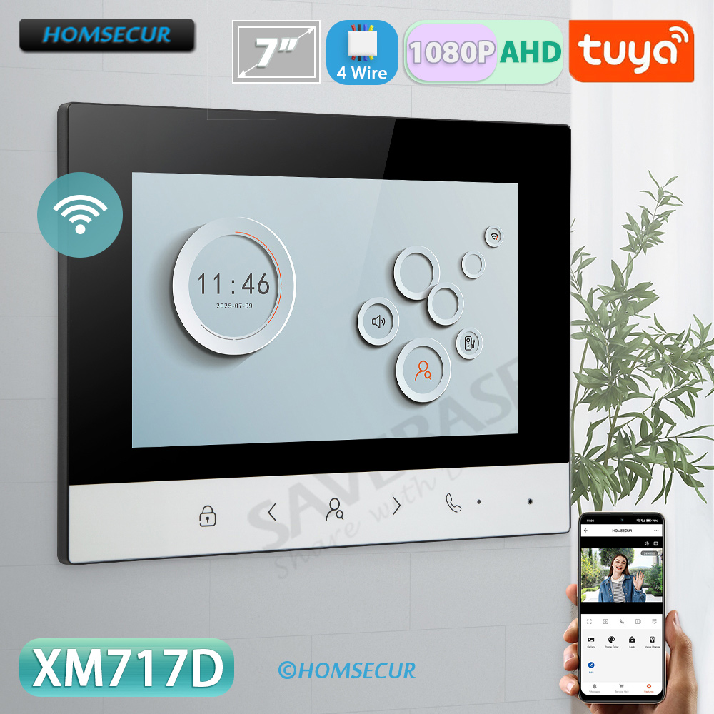 Smart Home Furniture - Moniteur intérieur intelligent Tuya WIFI avec