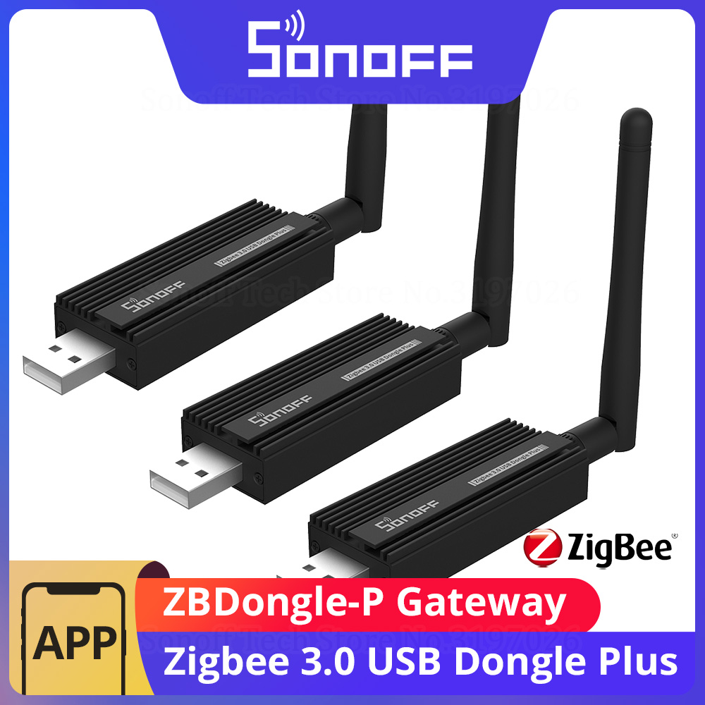 Smart Home Mqtt - Passerelle Zigbee SONOFF 3.0 ZBDongle-P, Hub