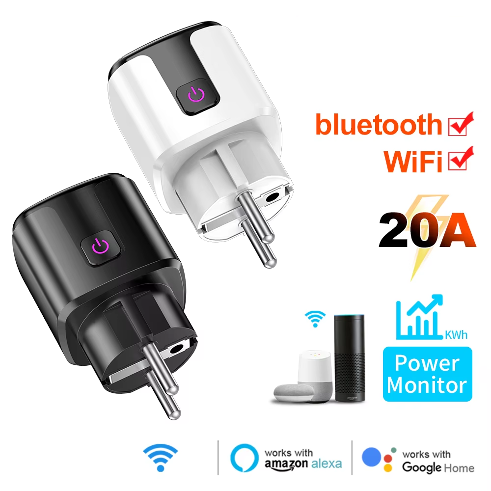 Smart Home Technology - Prise intelligente WiFi+Bluetooth 20A EU avec