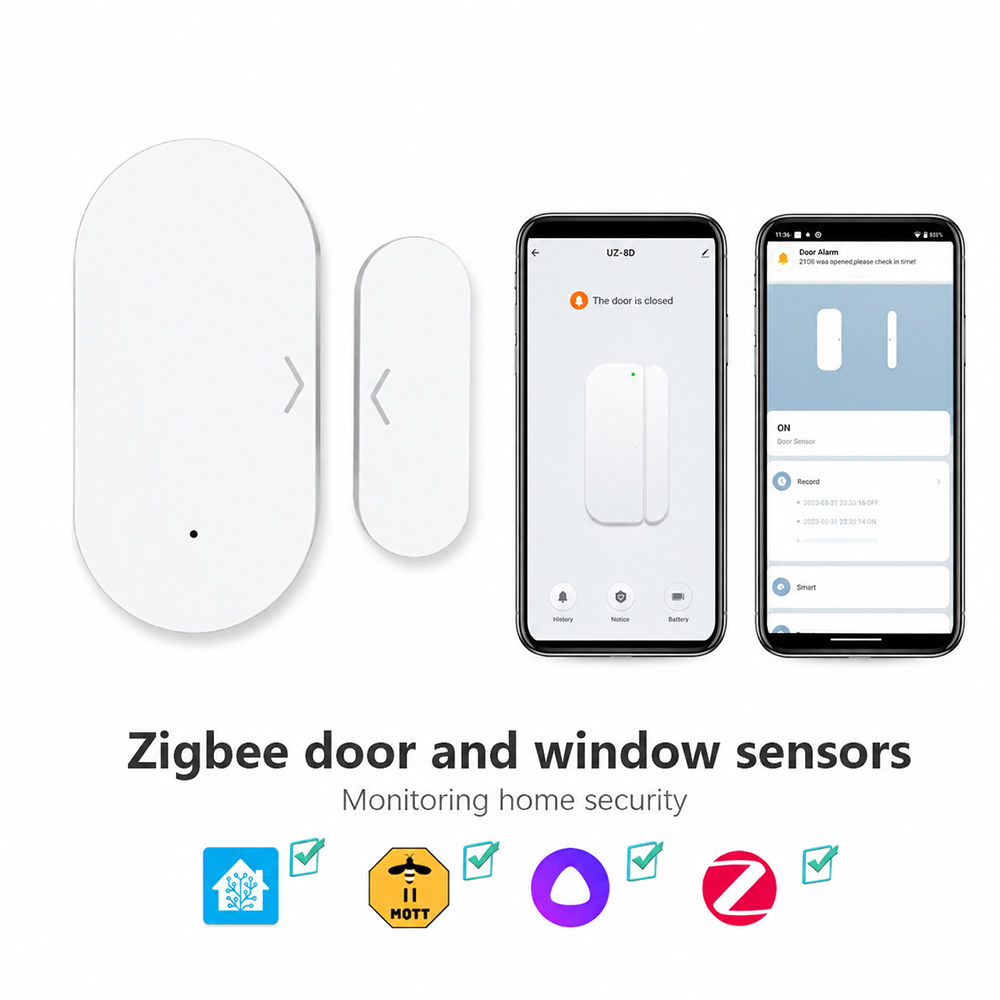 Smart Home Yandex - Capteur de porte/fenêtre Zigbee 3.0, contact