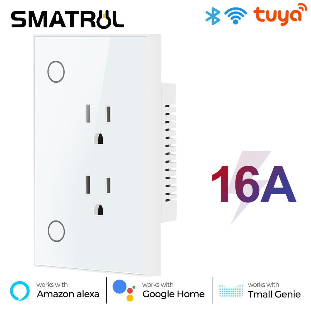 Smart Home Technology - Prise Wifi, 16a, Tuya, Us, synchronisation,