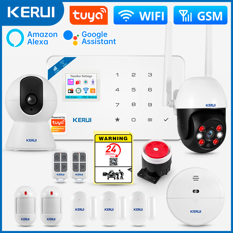 Smart Home Full System - KERUI W181 système d'alarme sécurité maison