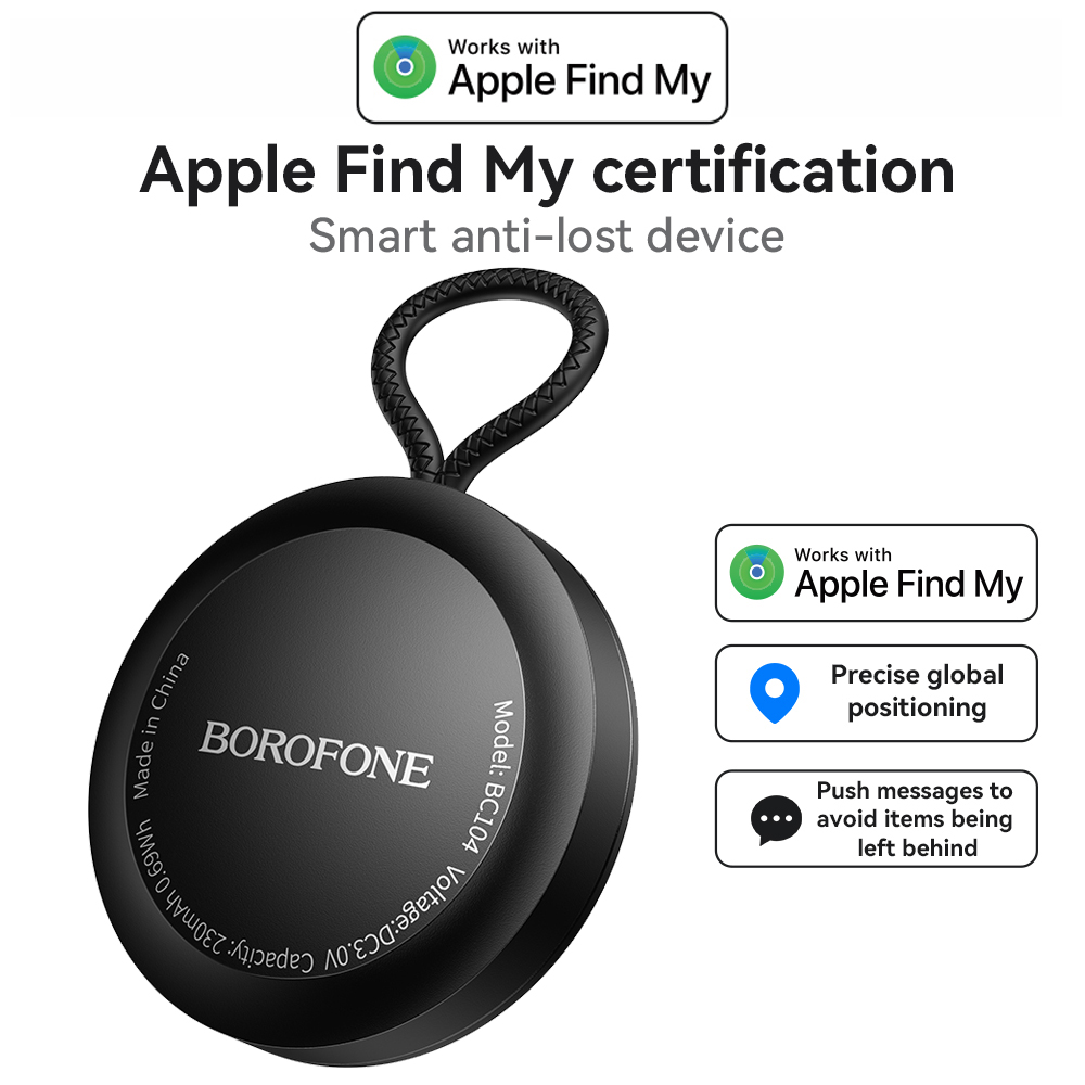 Smart Home Hub Matter - BOROFONE BC104 Traceur Bluetooth AirTag compatible