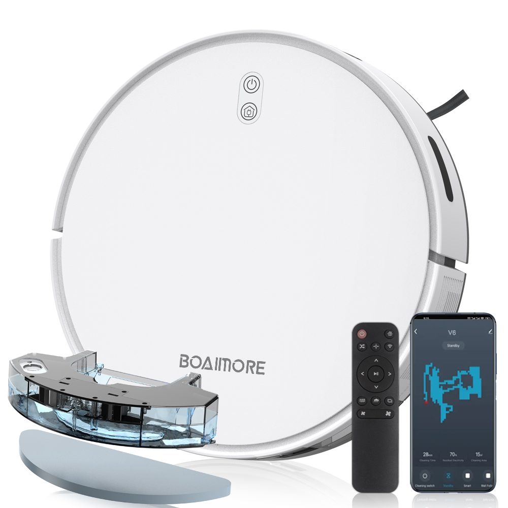 Smart Home Solution - Robot aspirateur Combo vadrouille avec 6500PA,