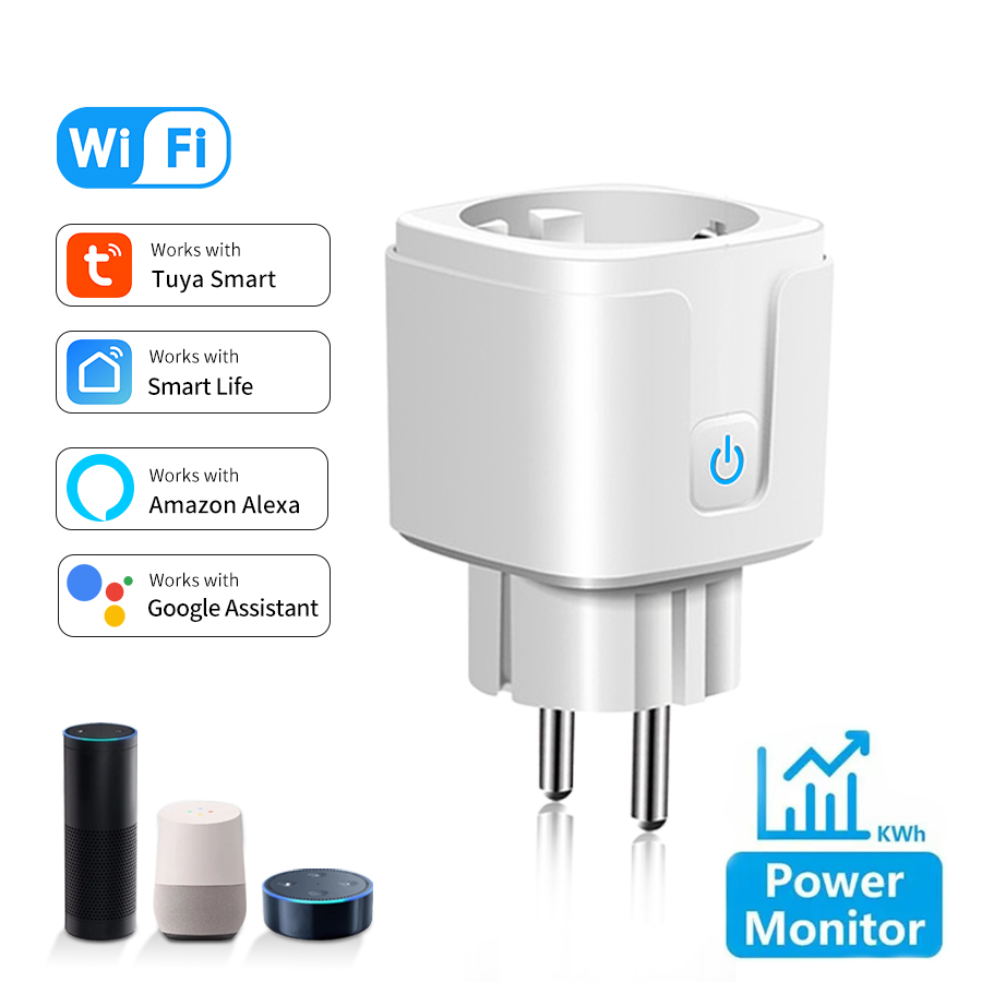 Smart Wall Socket - Tuya Smart Socket EU 16A AC100-240V