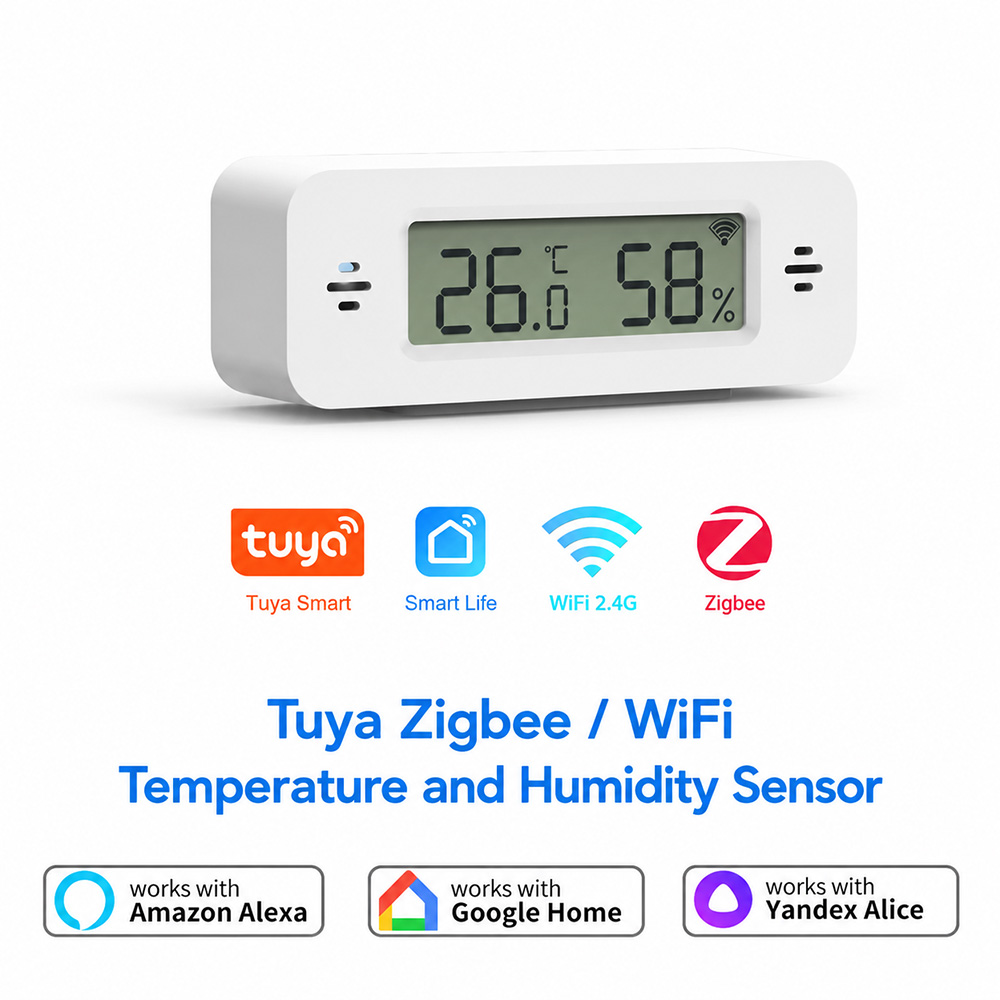 Smart Home Yandex - Tuya Zigbee WiFi Mini capteur de