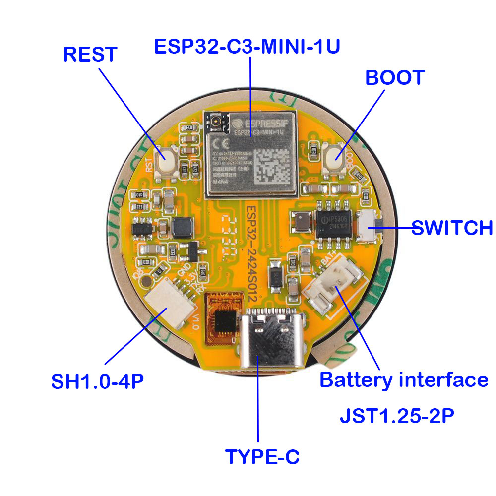 Écran tactile ESP32 1.28 pouce - Smart Home Certification avis et prix