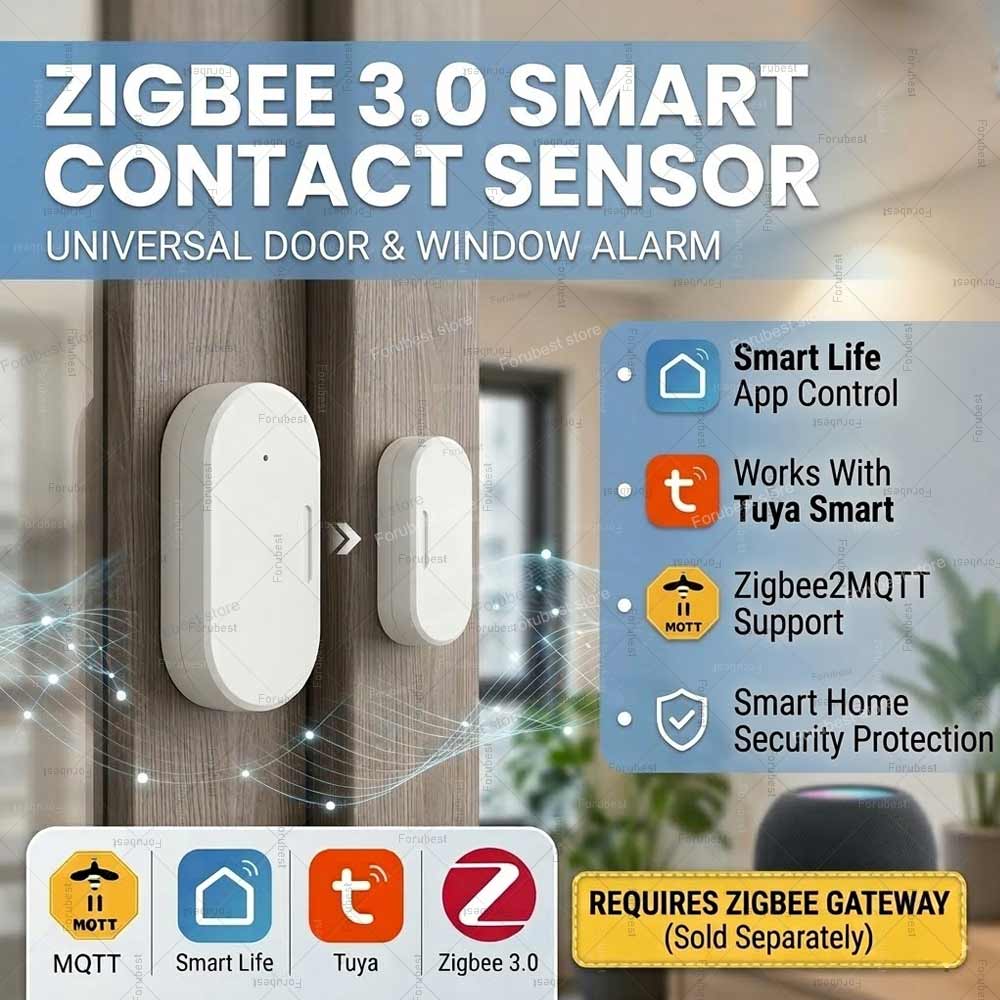 Capteur de porte/fenêtre Tuya  - Smart Home Mqtt avis et prix