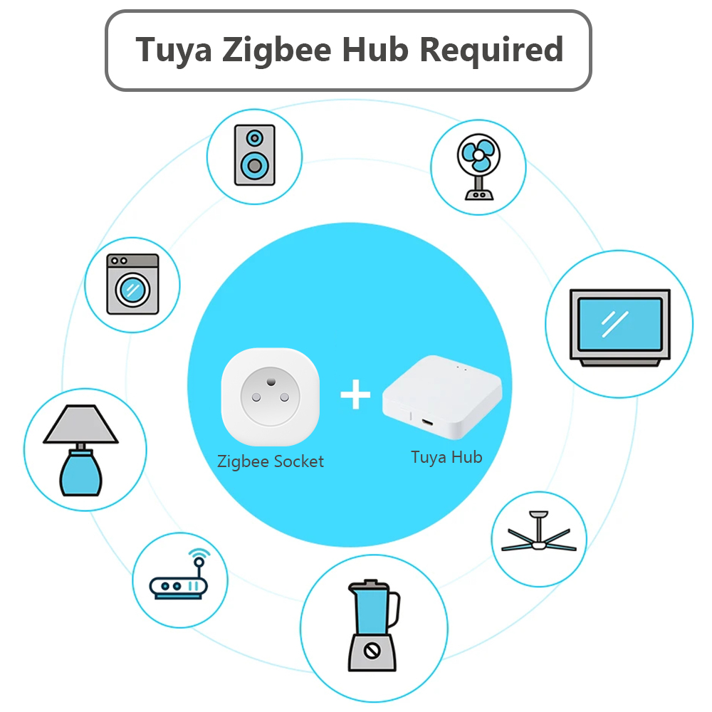 BORUIDAPLS Tuya Zigbee Smart S - Smart Wall Socket avis et prix