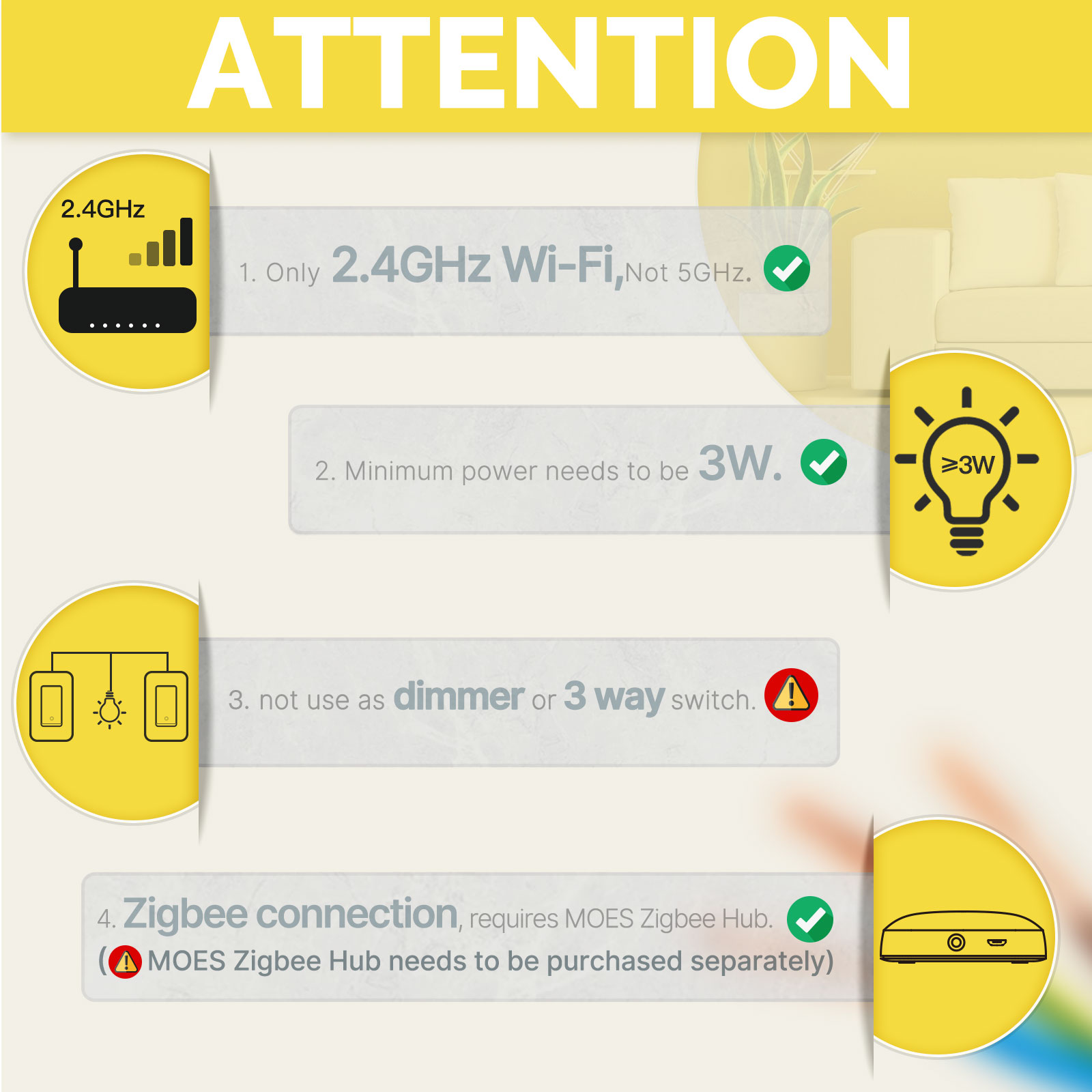 Interrupteur intelligent Zigbe - Smart Home Lighting Control avis et prix