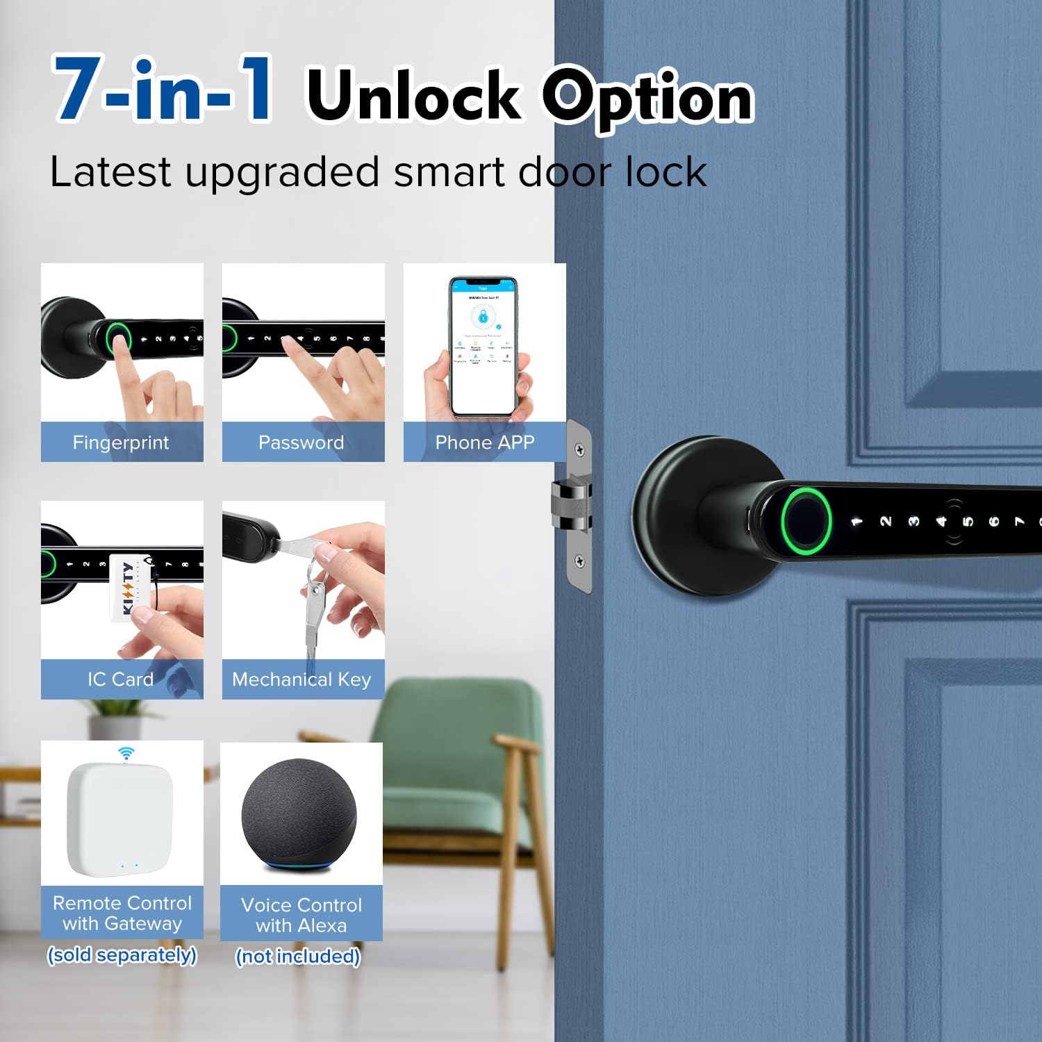 Poignée de serrure de porte in - Smart Home Technology avis et prix