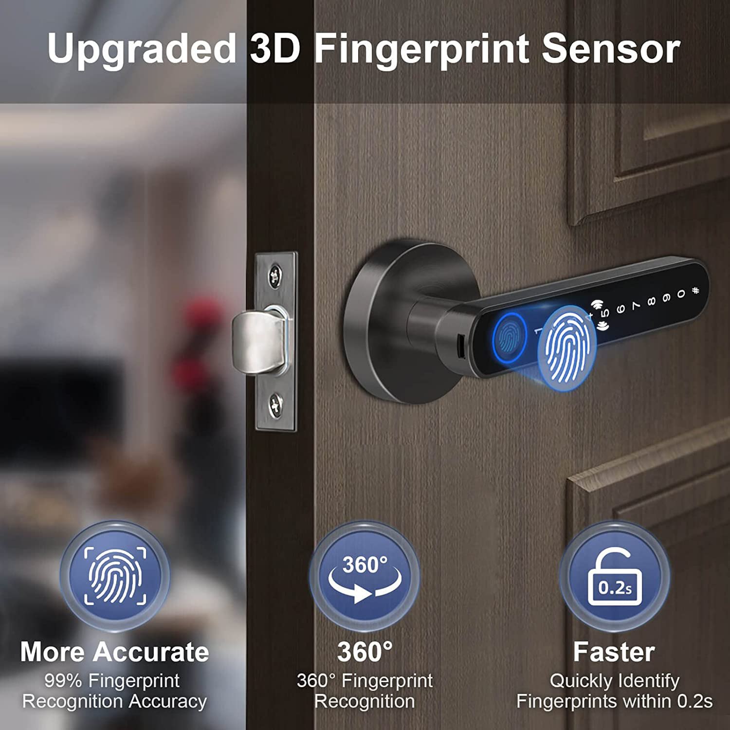 Poignée de serrure de porte in - Smart Home Technology avis et prix
