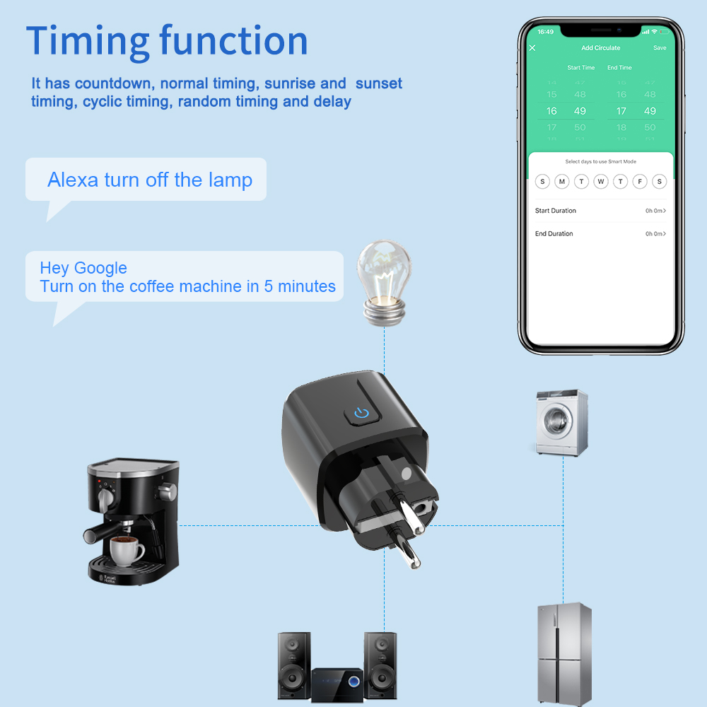 Prise intelligente Tuya WiFi a - Smart Wall Socket avis et prix