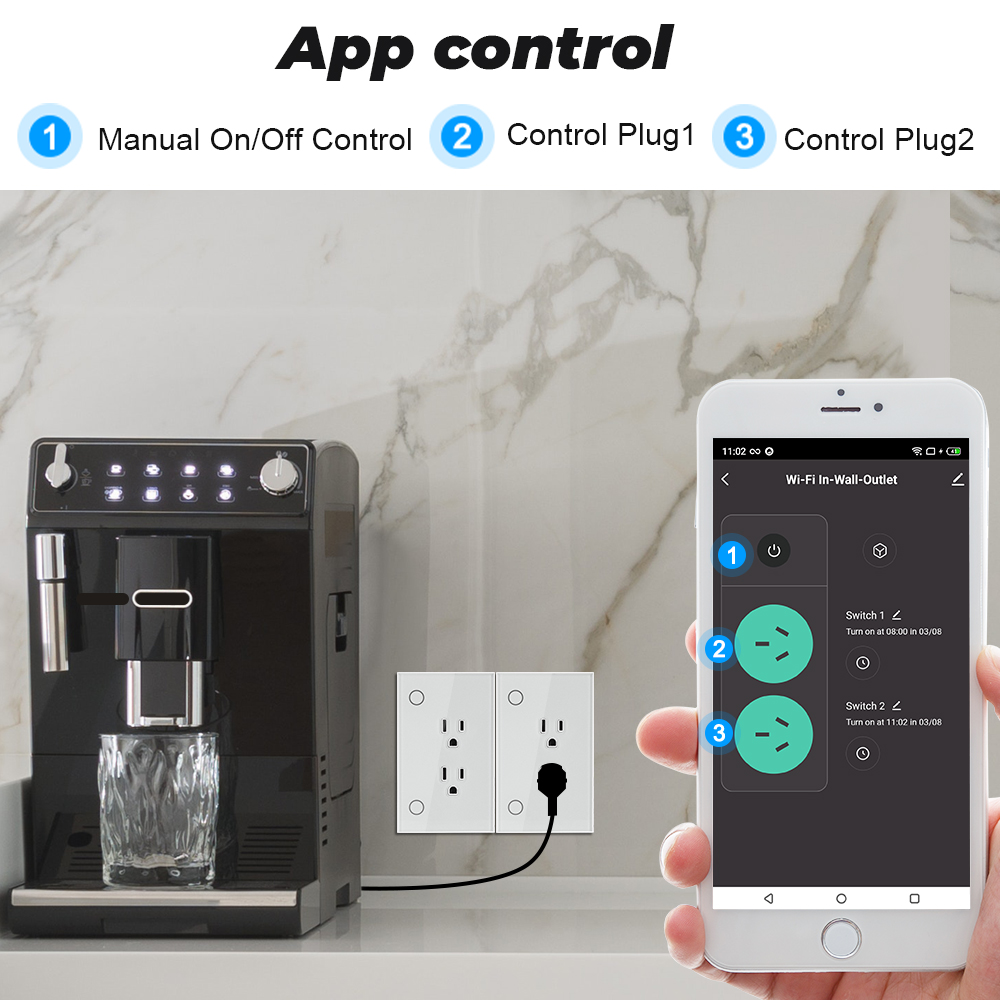 Prise Wifi, 16a, Tuya, Us, syn - Smart Home Technology avis et prix