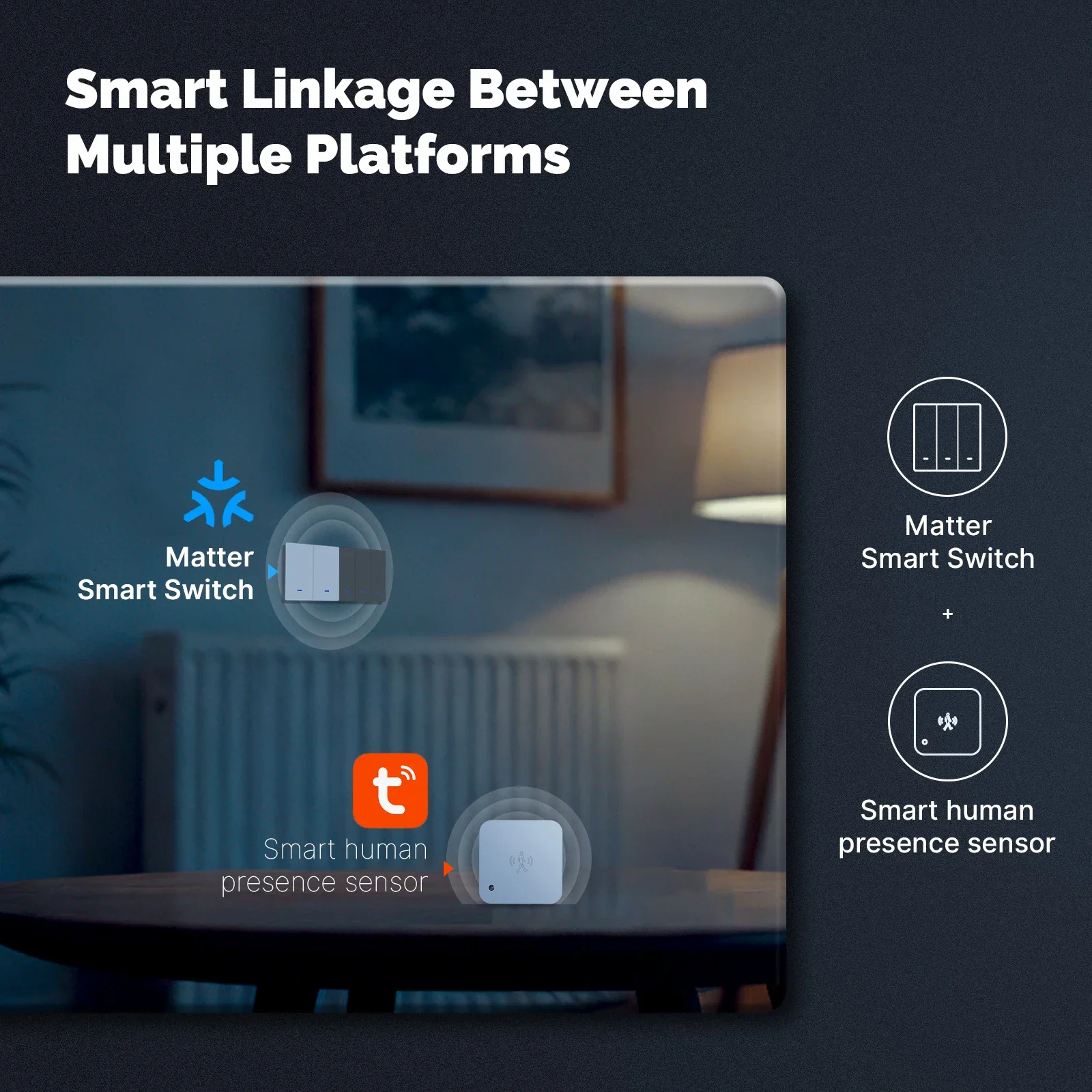 MOES Matter Tuya WiFi bouton l - Smart Home Lighting Control avis et prix