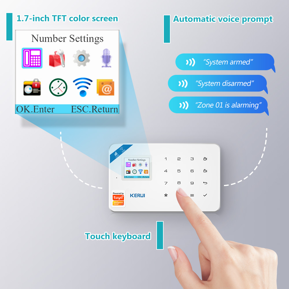 KERUI W181 système d'alarme sé - Smart Home Full System avis et prix