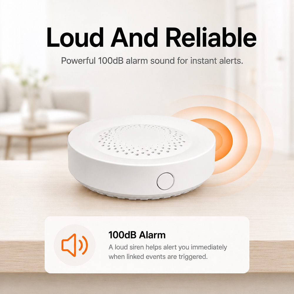 Alarme sirène Tuya Zigbee 100  - Smart Home Yandex avis et prix