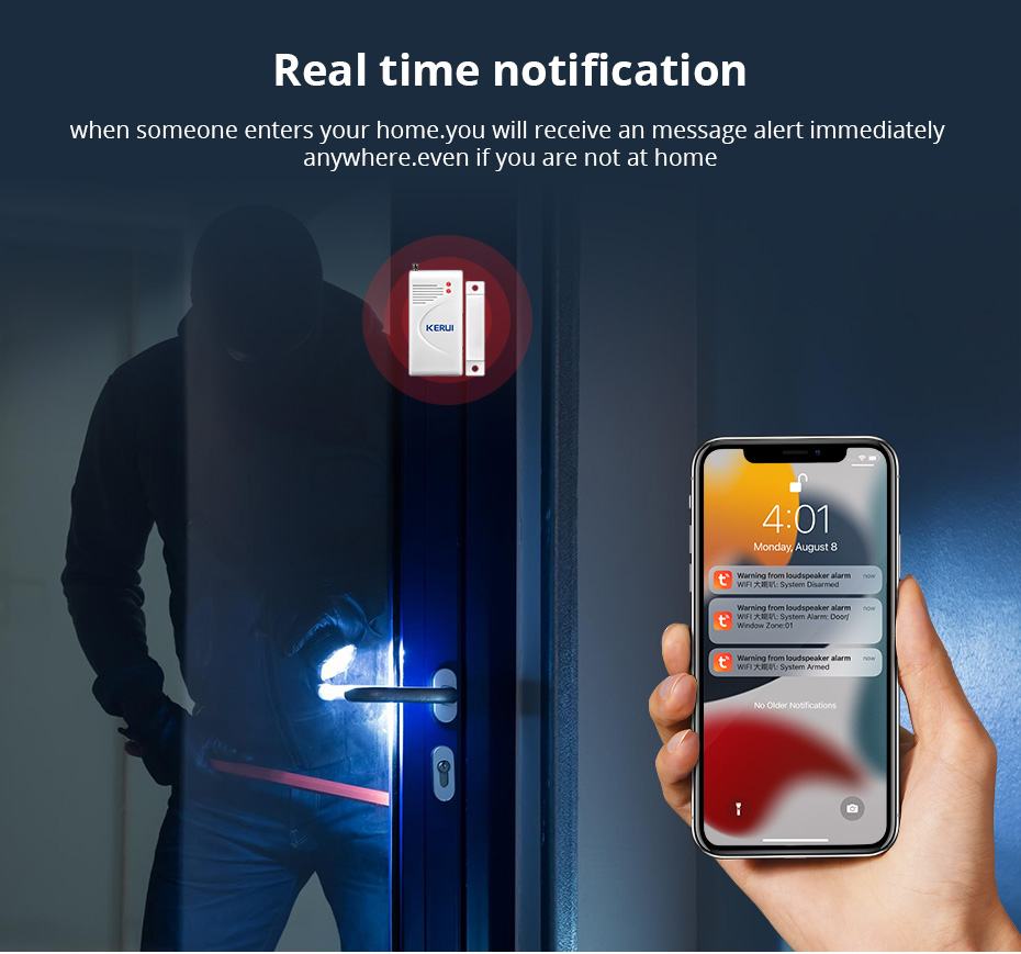 KERbiomtuya-Système d'alarme d - Smart Home Speaker avis et prix