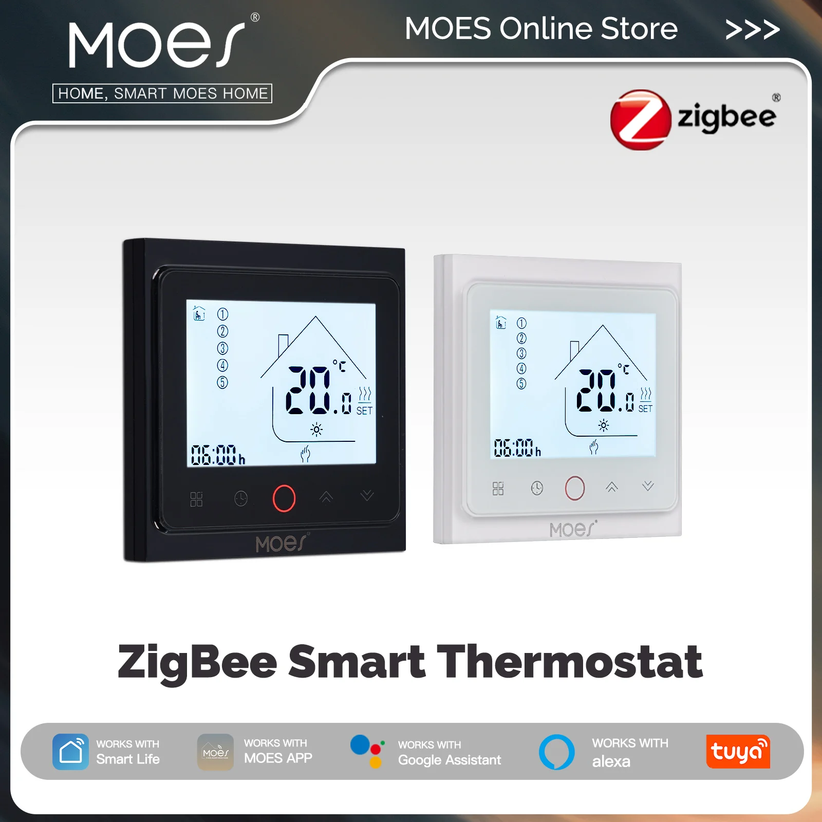 MOES Tuya ZigBee Thermostat in - Smart Home Furniture avis et prix